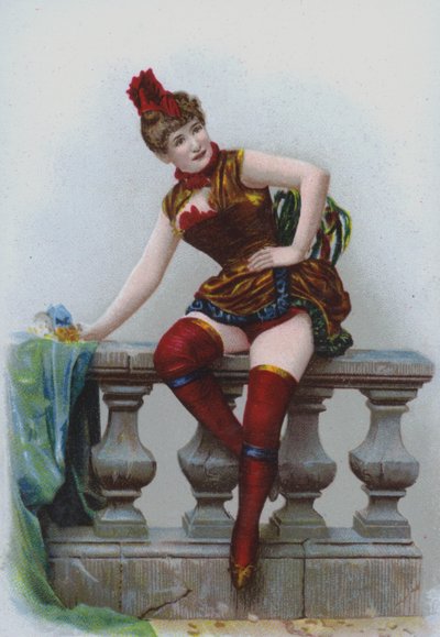 Portret van een danseres door European School